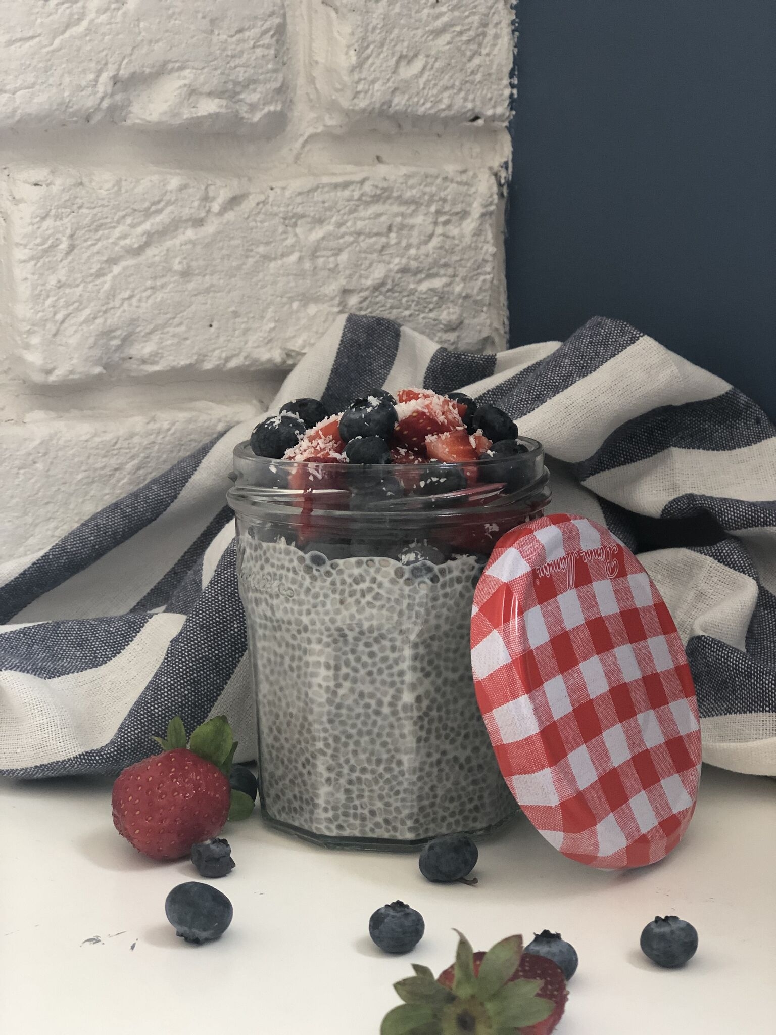 Chia Puding tarifi - hazırlık aşaması