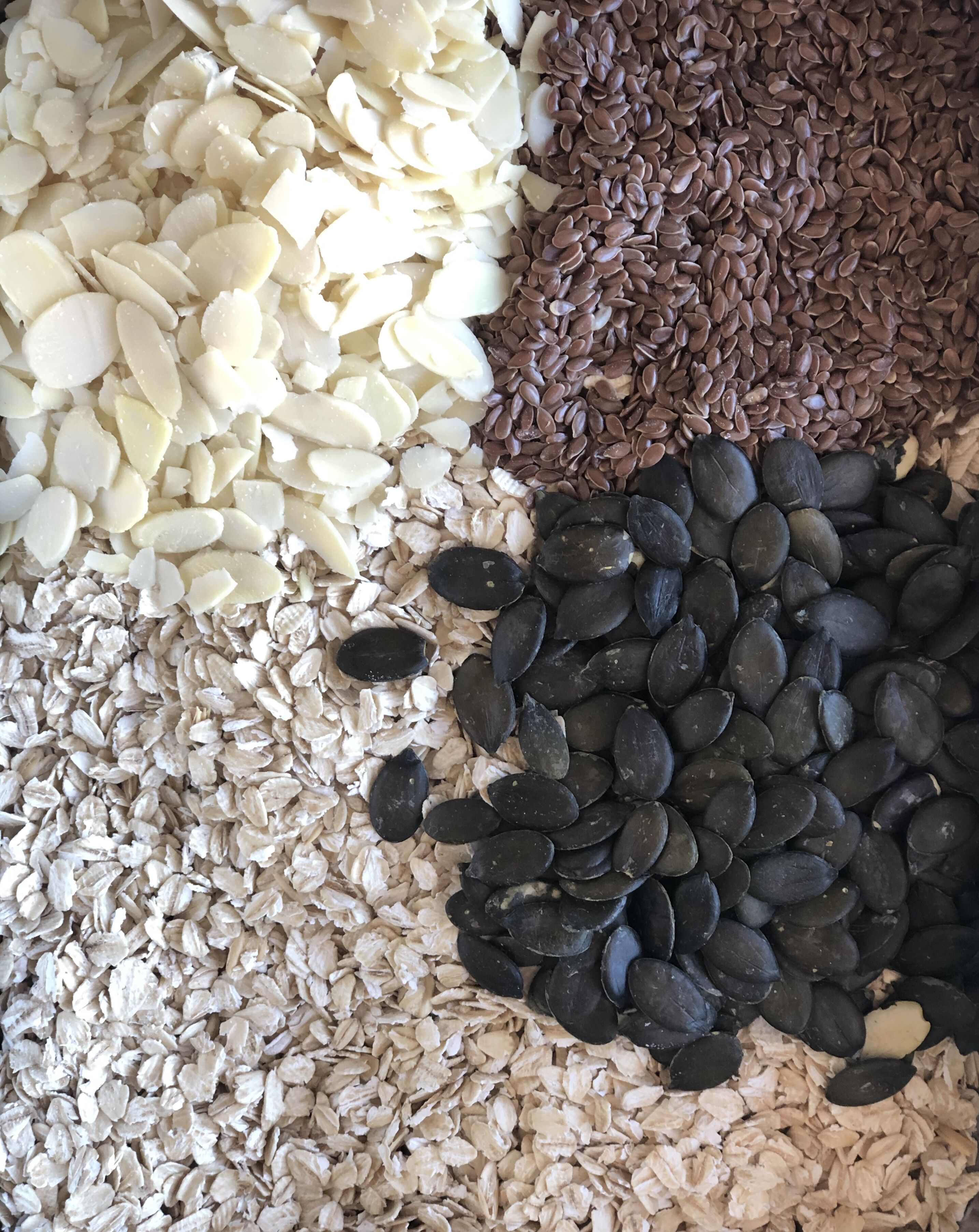 Ev Yapımı Granola tarifi - hazırlık aşaması