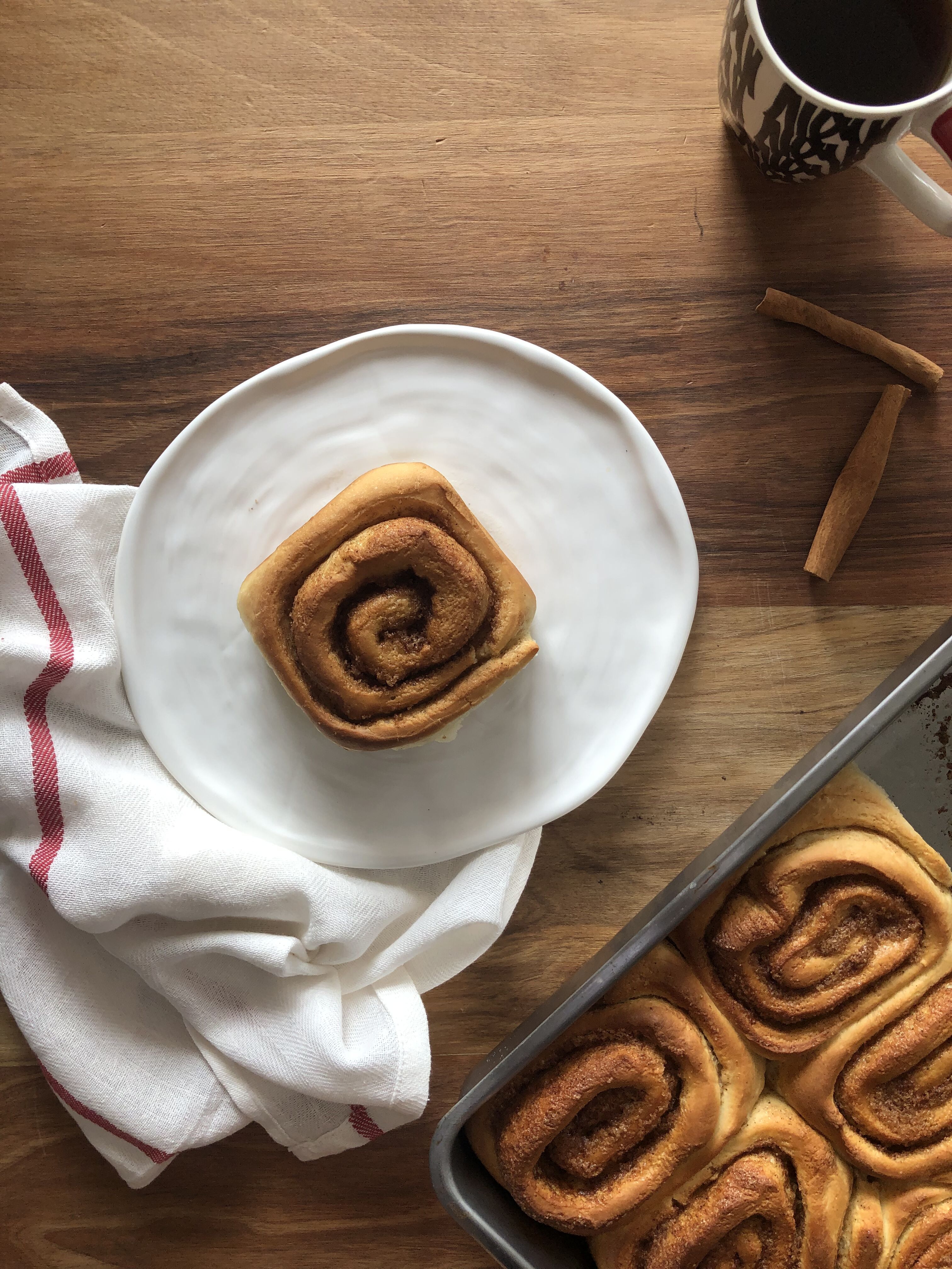 Tarçınlı Rulo (Cinnamon Roll) tarifi - hazırlık aşaması