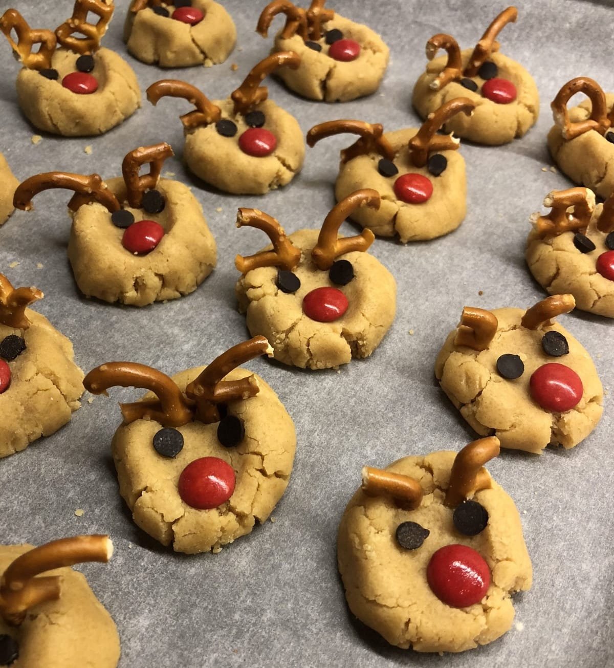 Rudolph Kurabiye - Rudolph Peanut Butter Cookie