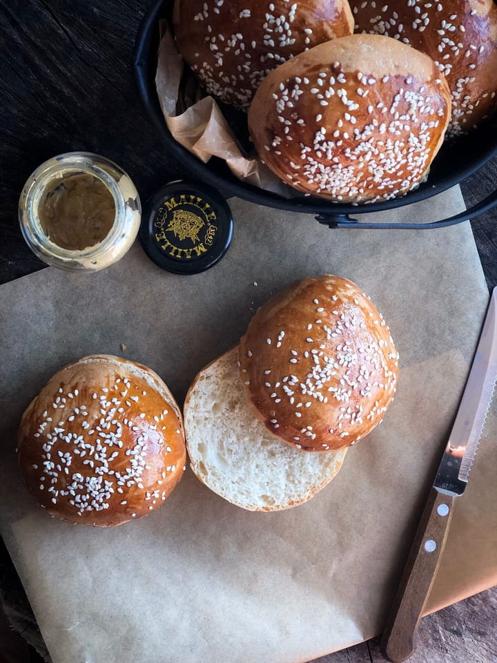Ev Yapımı Burger Ekmeği tarifi